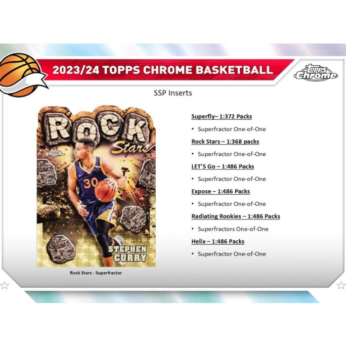 2023-24 Topps Chrome Basketball Blaster 40 Box Case